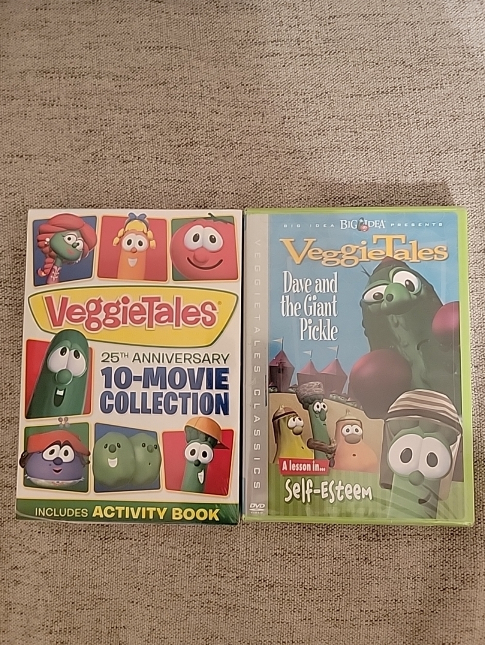 NEW 2DVD VeggieTales 10-Movie Collection&Dave and the Giant Pickle Green Edition